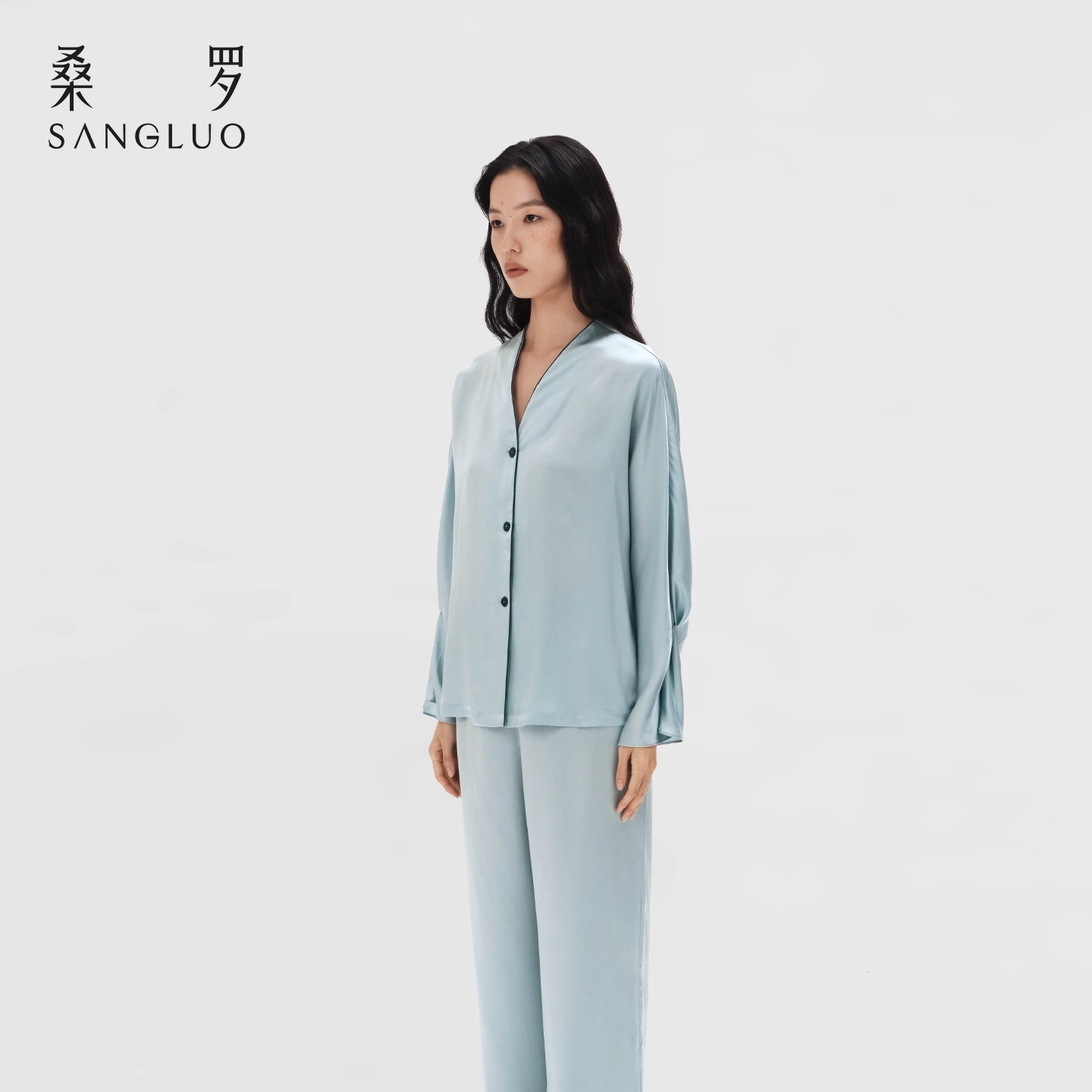 100% mulberry silk home wear and silk pajamas set
