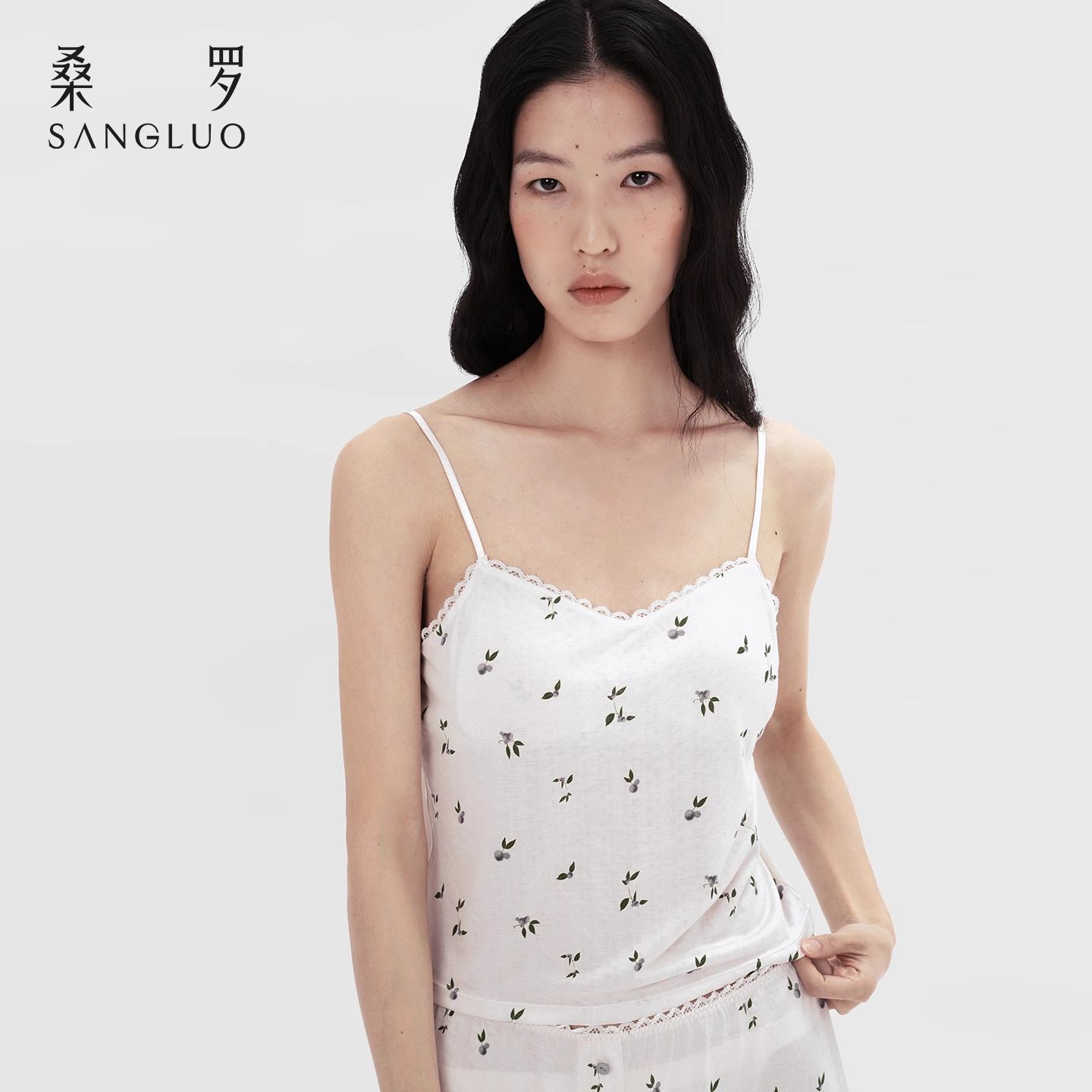 100% mulberry silk halter dress long-sleeved cardigan
