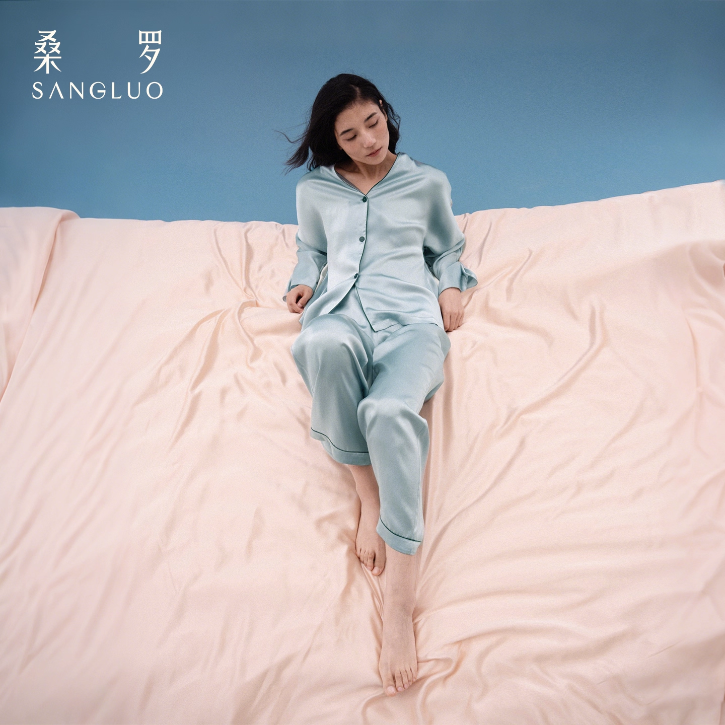 100% mulberry silk home wear and silk pajamas set
