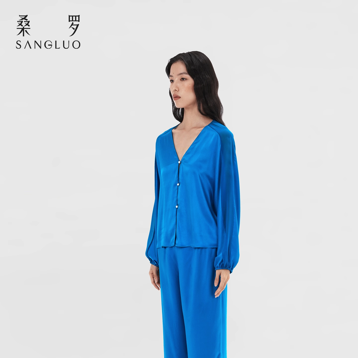 100% mulberry silk home wear and silk pajamas set