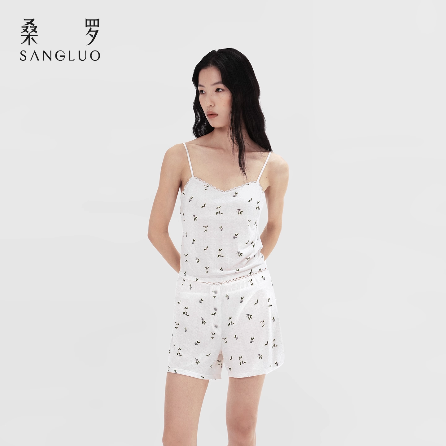 100% mulberry silk halter dress long-sleeved cardigan