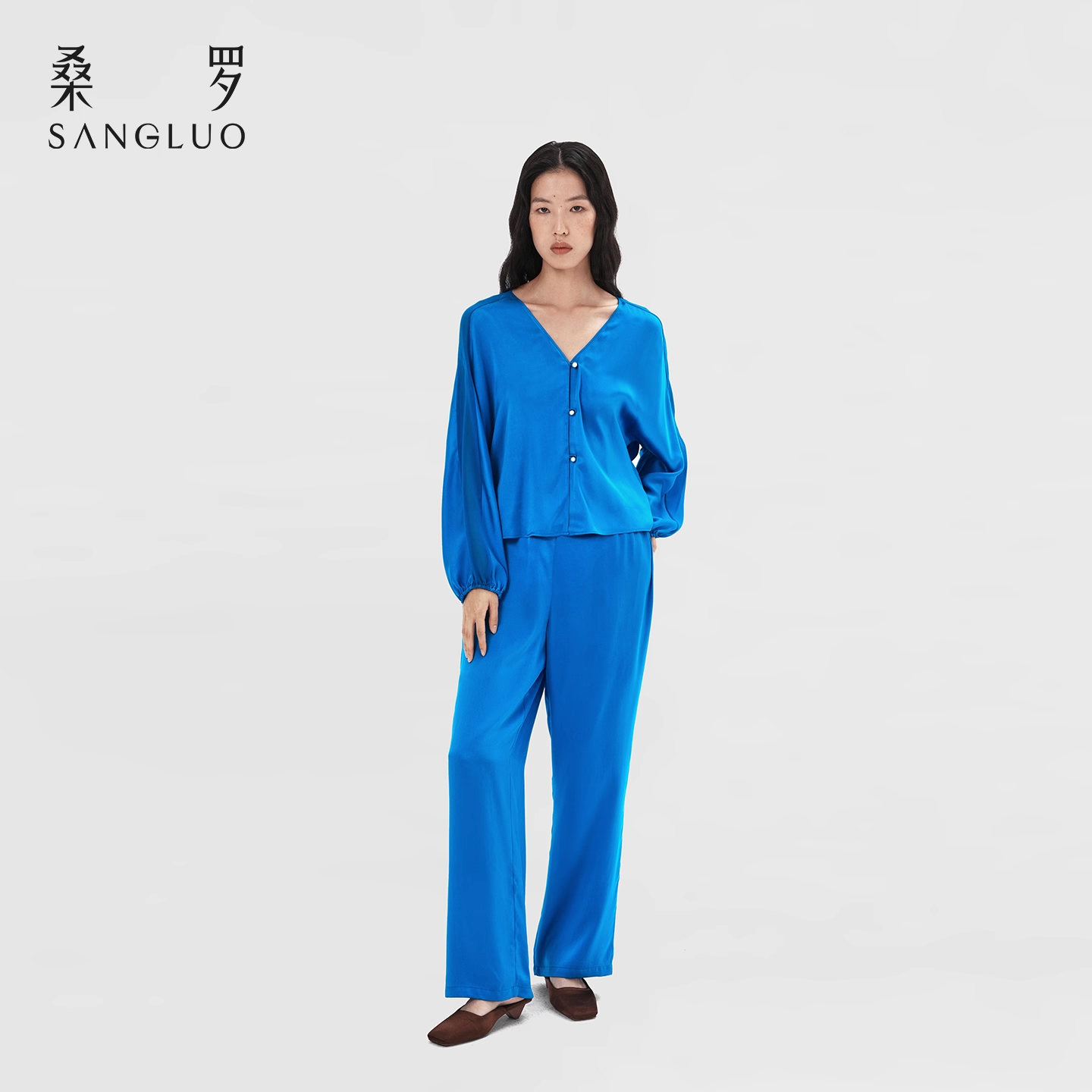 100% mulberry silk home wear and silk pajamas set