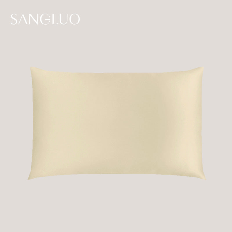 Double-sided Silk Propolis Solid Color Pillowcase