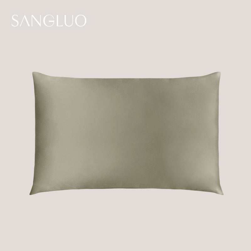 Double-sided Silk Propolis Solid Color Pillowcase