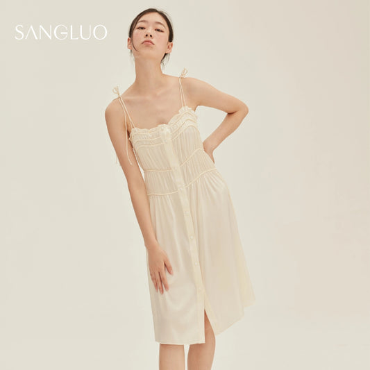 19MM Mini Silk Slip Dress